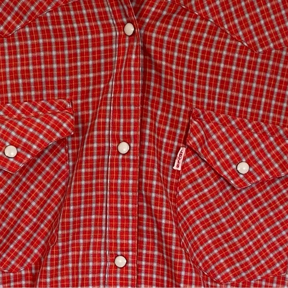 VINTAGE LEVI STRAUSS & CO. PLAID SHIRT - Picture 5 of 5